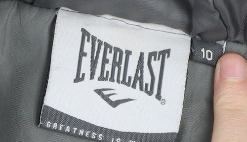 Everlast Women’s Grey Parka Jacket Size 10
