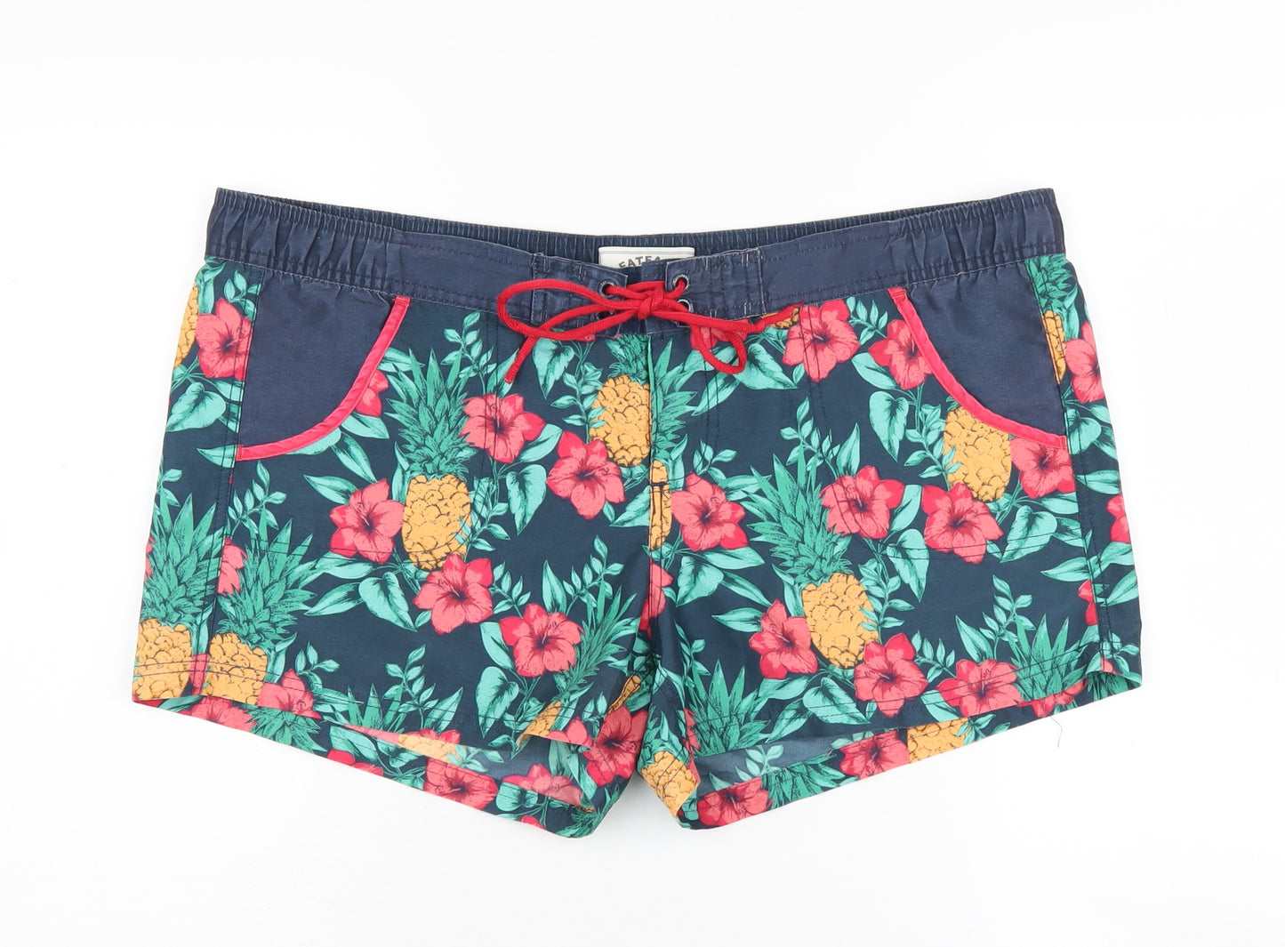 FatFace Unisex Tropical Swim Shorts, Size 14, Multicolour
