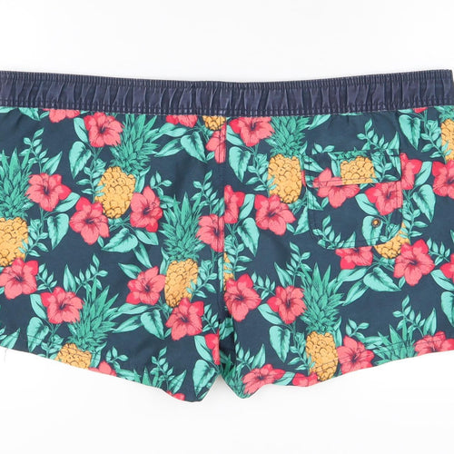 FatFace Unisex Tropical Swim Shorts, Size 14, Multicolour