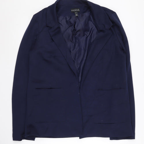 Long Tall Sally Women's Blue Blazer, Size 14