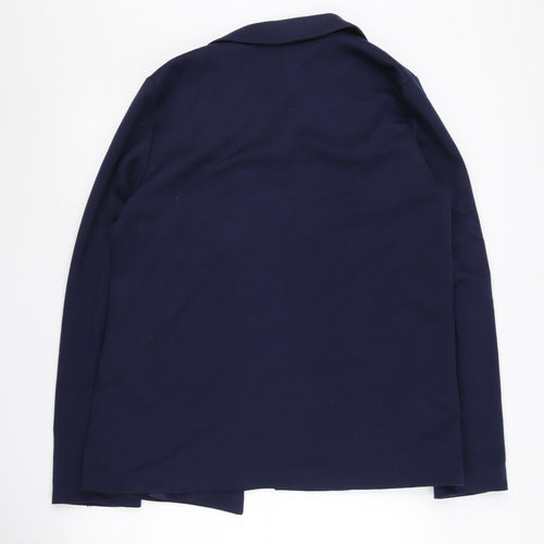 Long Tall Sally Women's Blue Blazer, Size 14