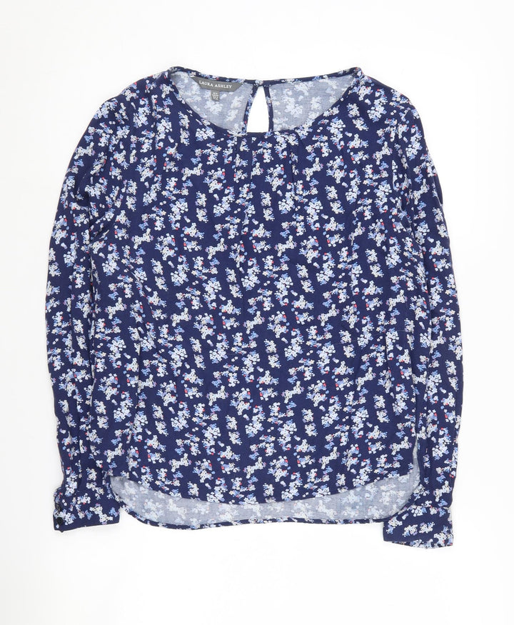 Laura Ashley Women’s Floral Blouse, Size 8, Multicoloured