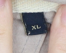 Henri Lloyd Men's Beige XL Cotton T-Shirt, Logo Accent