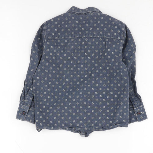 Baker by Ted Baker Boys Blue Button-Up Shirt 3-4 Years