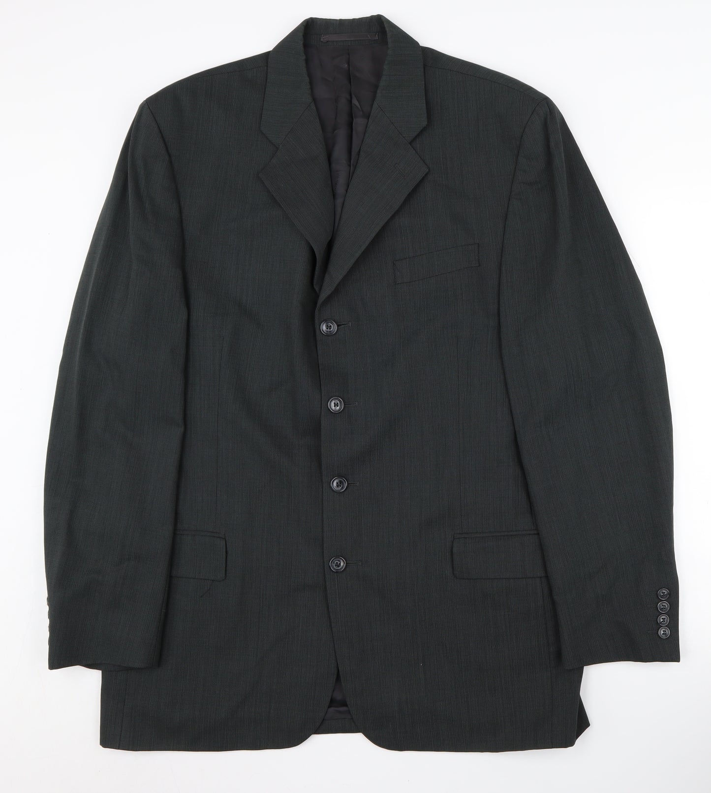 Daniel Hechter Men's Black Blazer, 42L, Formal Jacket