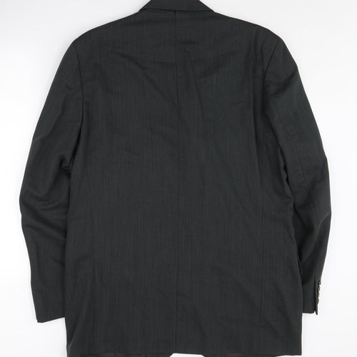 Daniel Hechter Men's Black Blazer, 42L, Formal Jacket