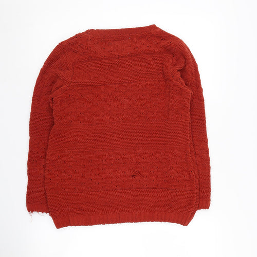 Country Rose Women's Red Pullover Jumper Size B