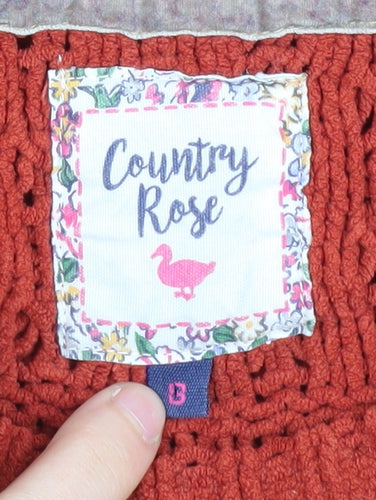 Country Rose Women's Red Pullover Jumper Size B