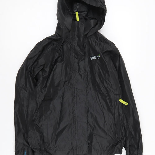 Gelert Boys Black Waterproof Rain Coat 9-10 Years