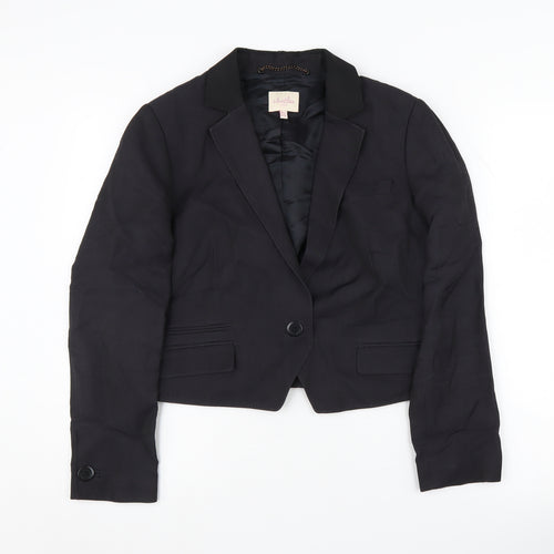 Whistles Women's Black Blazer, UK 12, Single-Breasted