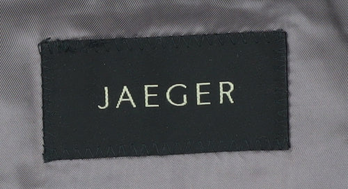 Jaeger Men's Grey Striped Slim Suit Jacket 44S