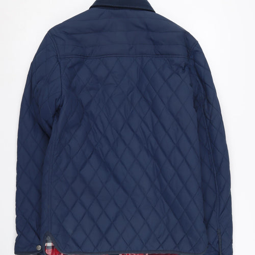 Original Penguin Men's Blue Quilted Jacket S Casual