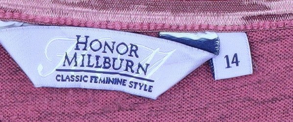 Honor Millburn Women's Pink Pullover Jumper Size 14