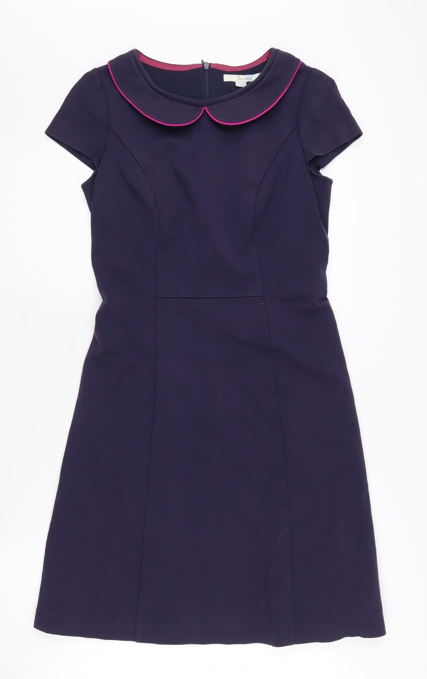 Boden Women's Blue A-Line Dress, Size 10