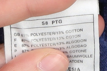 Nike Men's Blue XL 1/2 Zip Logo Sweatshirt