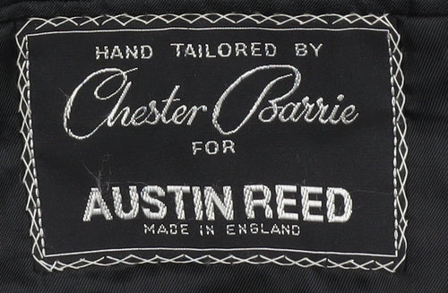 Austin Reed Men's Black 42 Regular Fit Stripe Suit Jacket