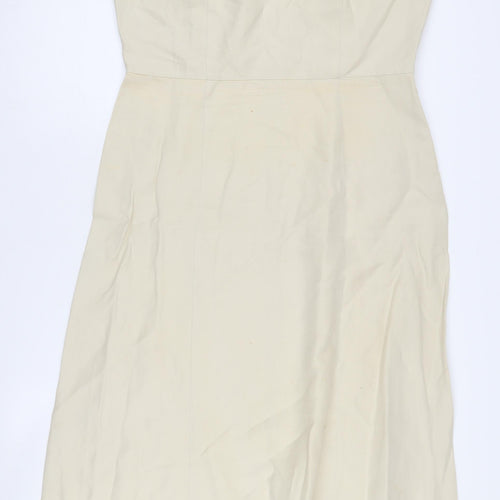 Laura Ashley Women’s Ivory Sheath Dress Size 16