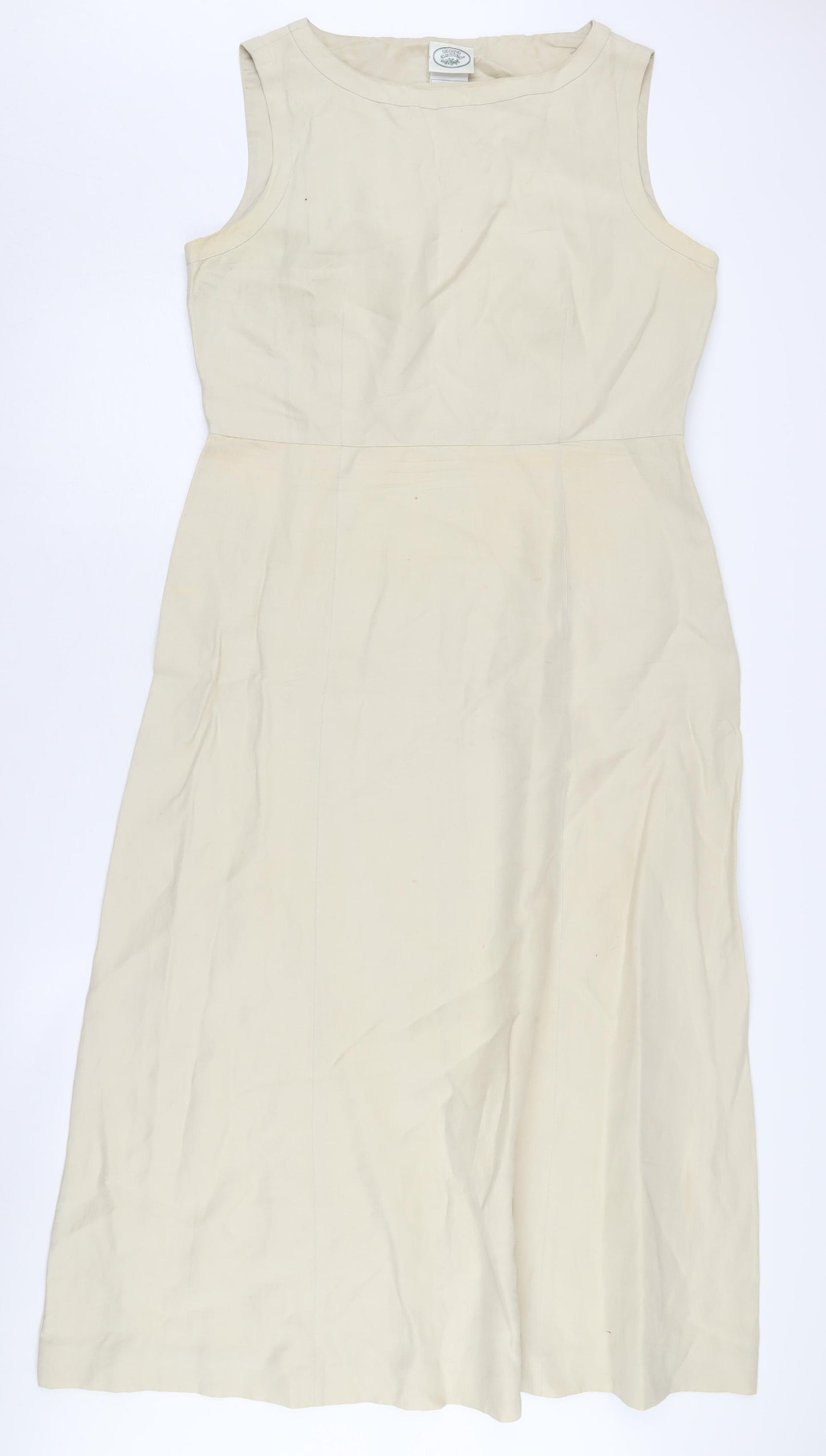 Laura Ashley Women’s Ivory Sheath Dress Size 16