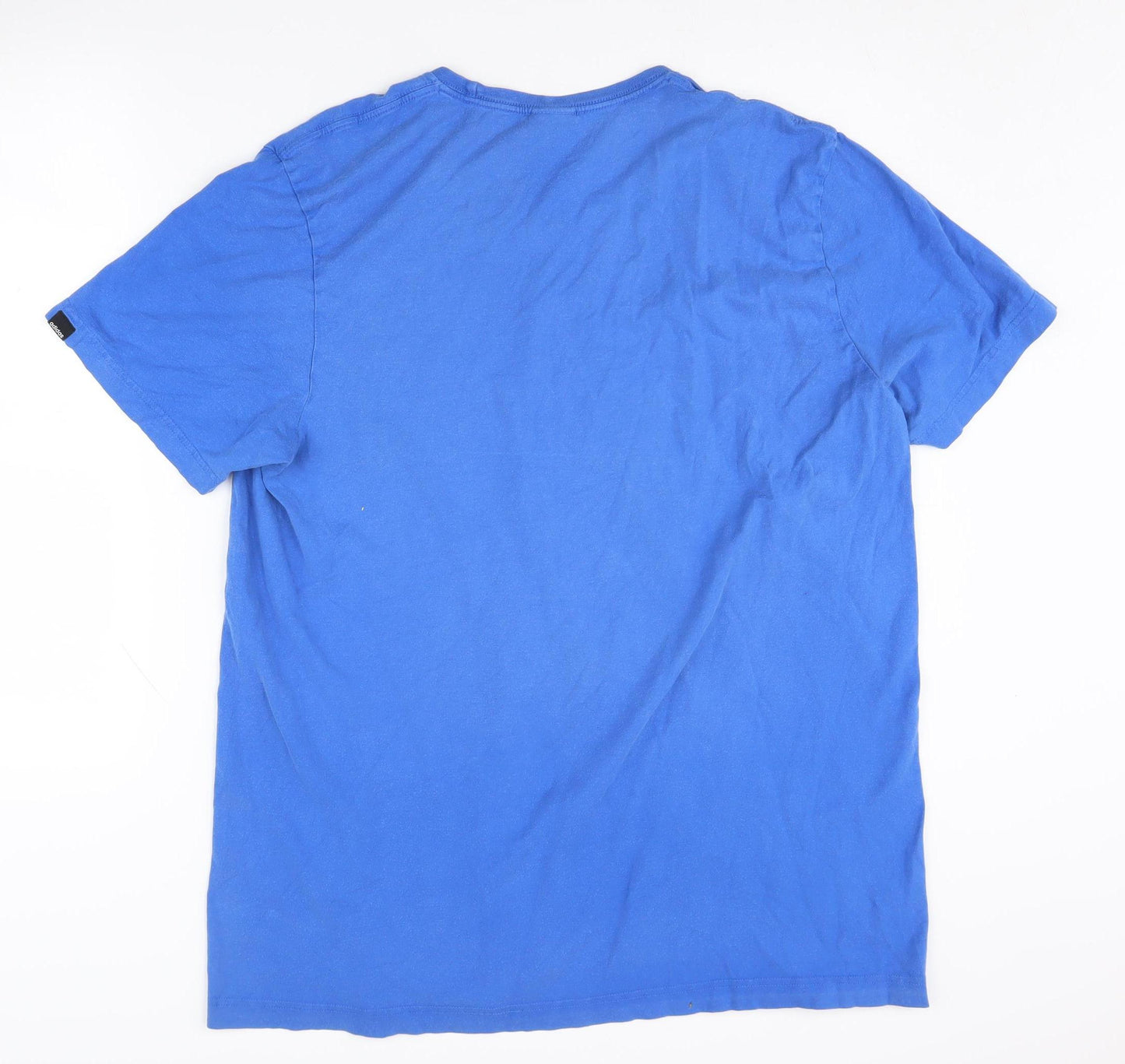 Adidas Men's Blue XL Graphic T-Shirt