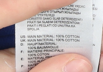 Adidas Men's Blue XL Graphic T-Shirt