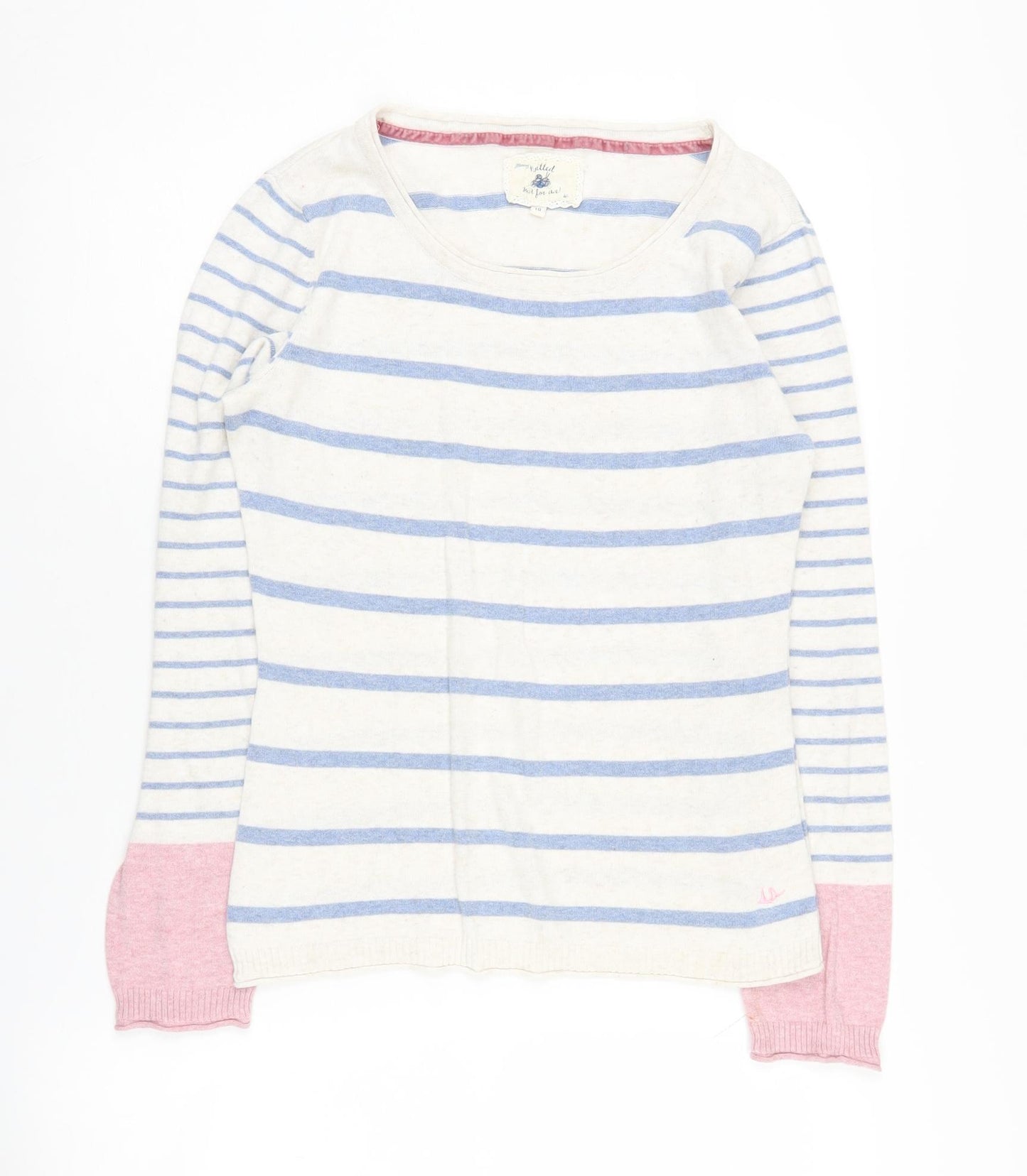 Debenhams Women’s Multicolour Striped Pullover Jumper, Size 10