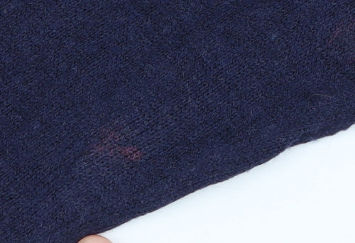 Superdry Women's Blue Jumper Size 12 Long Sleeve