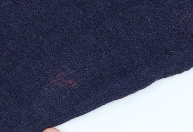 Superdry Women's Blue Jumper Size 12 Long Sleeve