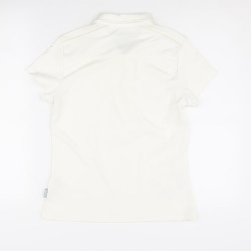 Icepeak Women's White Polo Top, Size 10, Polyester