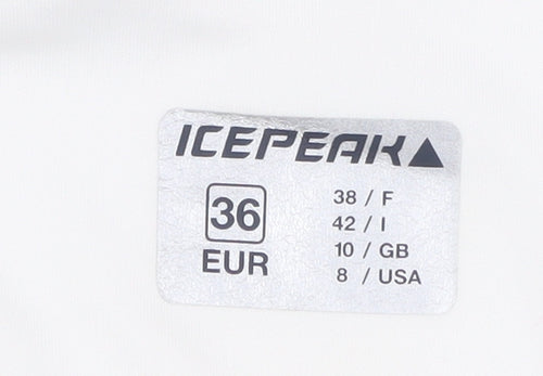 Icepeak Women's White Polo Top, Size 10, Polyester