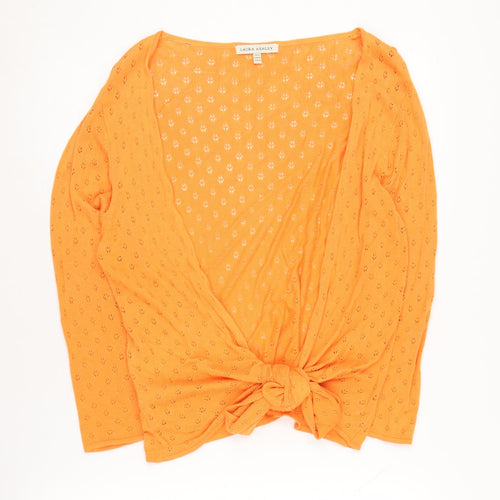 Laura Ashley Women's Orange Cardigan Size 18