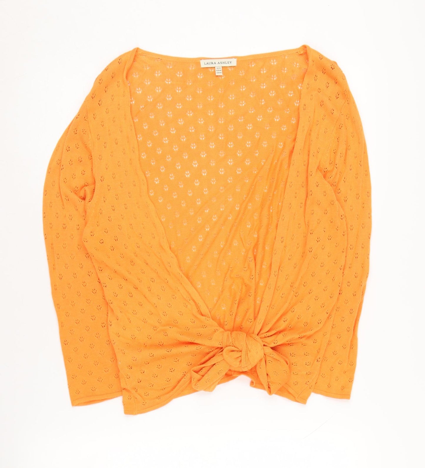 Laura Ashley Women's Orange Cardigan Size 18