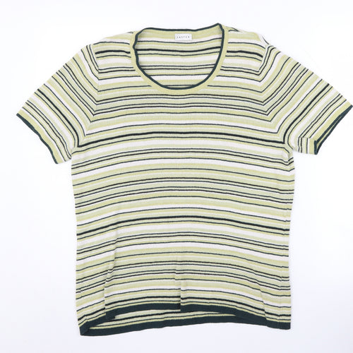 Eastex Women's Striped Multicoloured Pullover Jumper Size 16