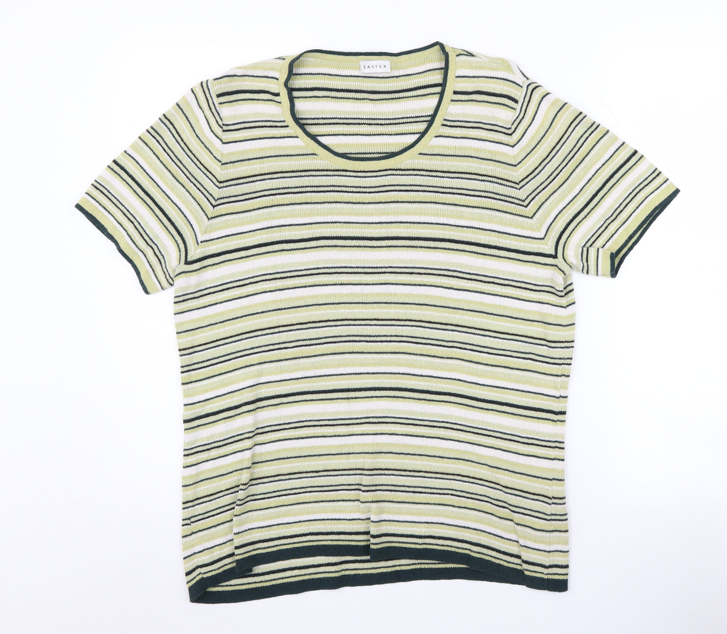Eastex Women's Striped Multicoloured Pullover Jumper Size 16