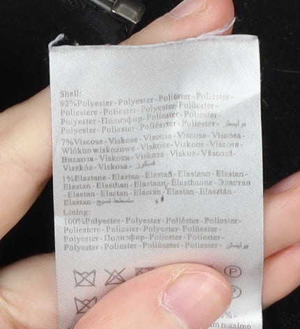 Jacqueline de Yong Women's Black Mid-Length Coat XS