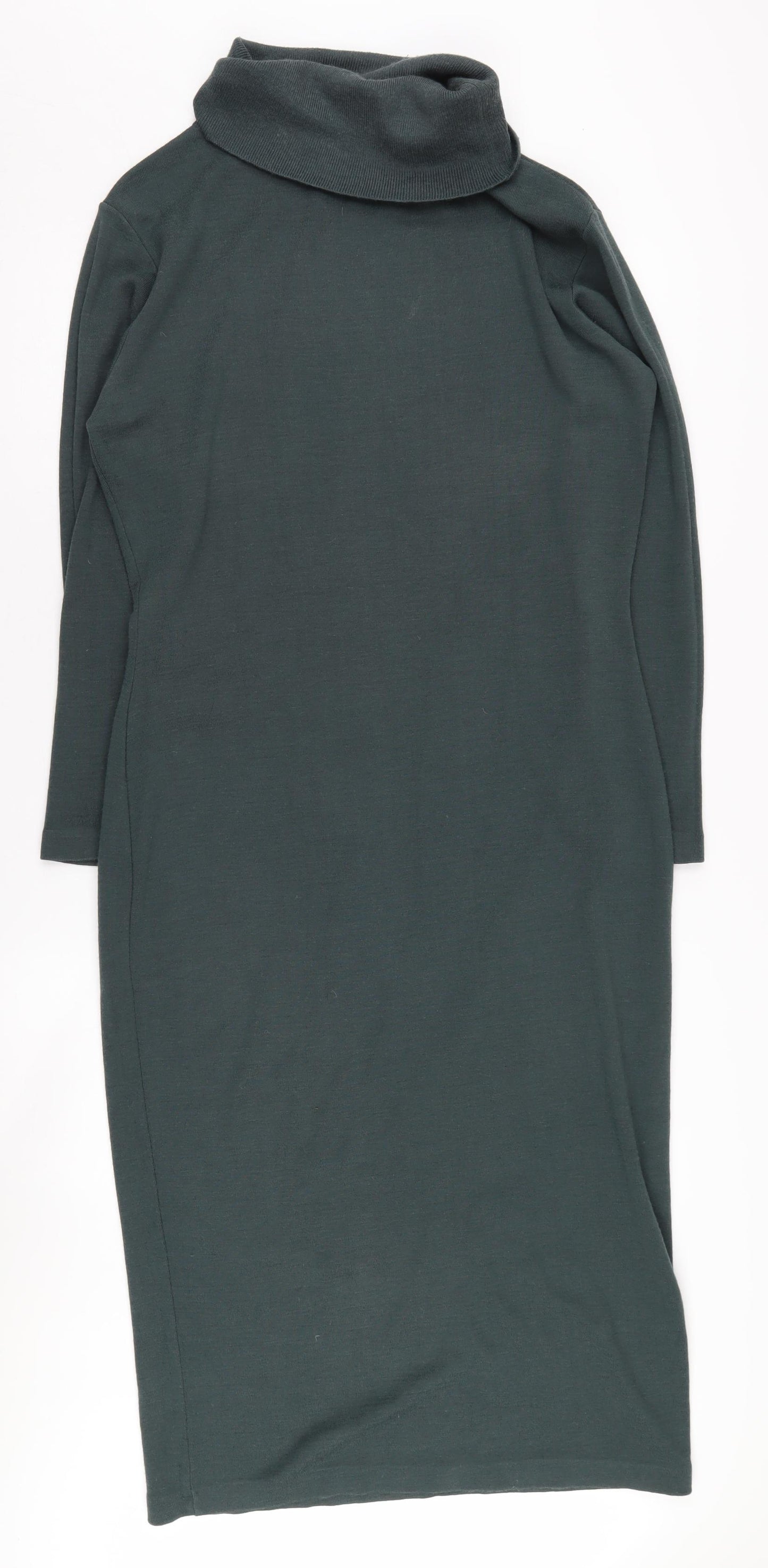 Linea Green Cowl Neck Sheath Dress Size 6 Women