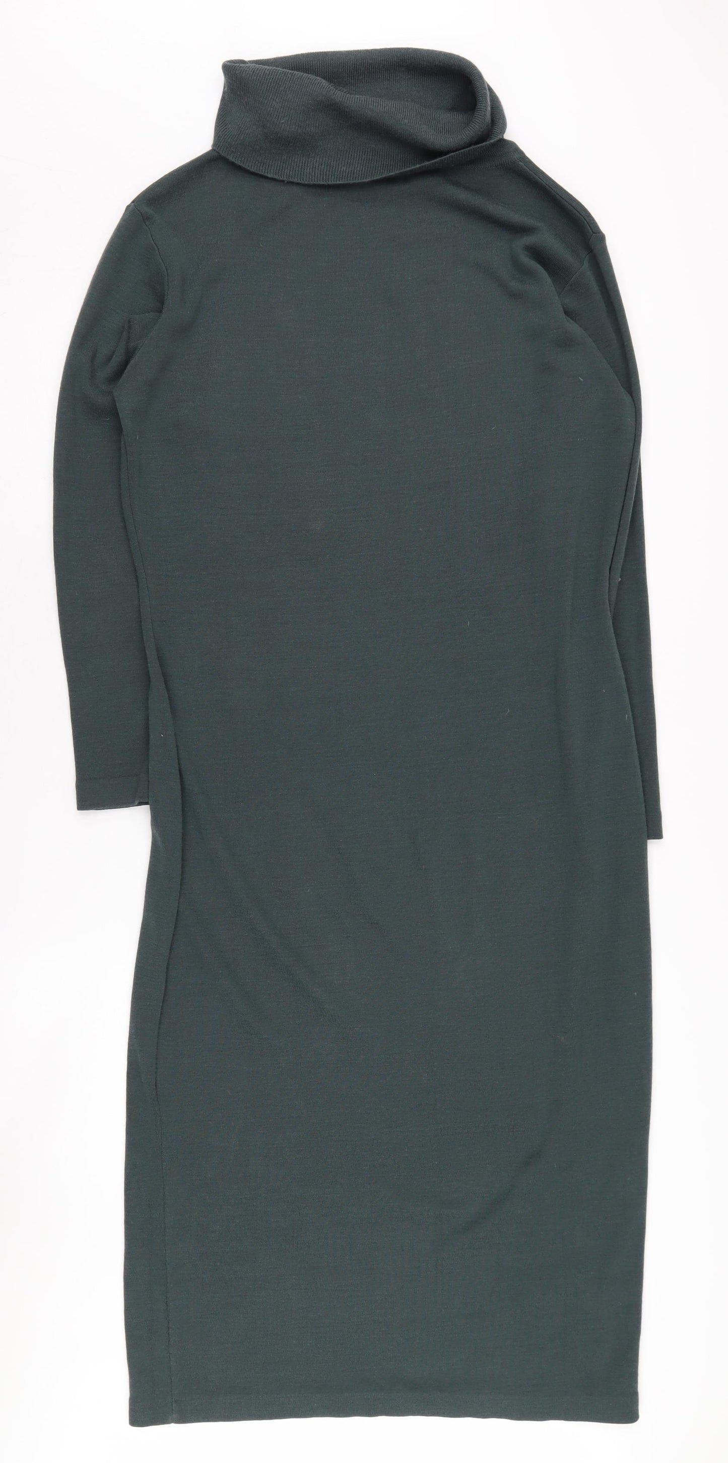 Linea Green Cowl Neck Sheath Dress Size 6 Women
