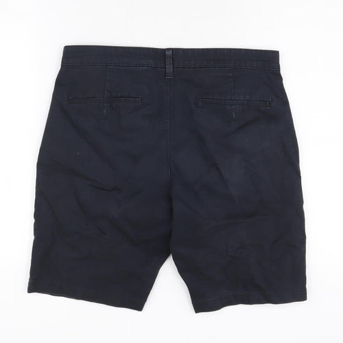 Marks and Spencer Men's Black Chino Shorts Size 32