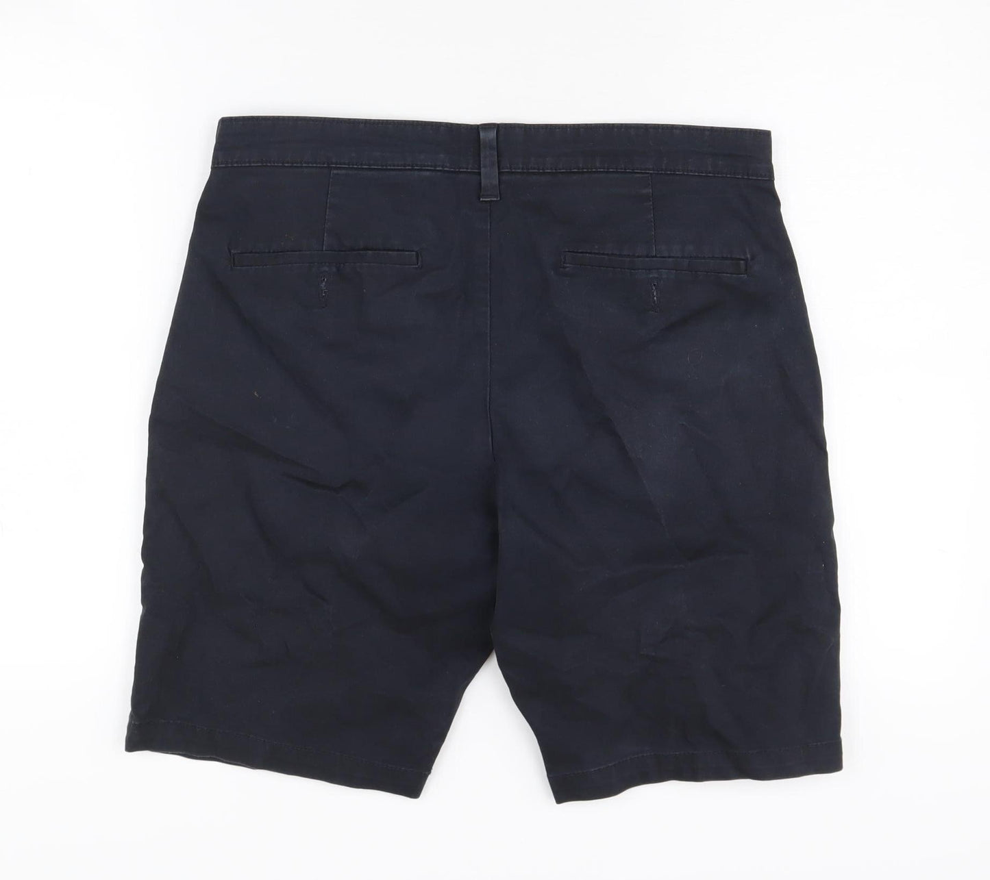 Marks and Spencer Men's Black Chino Shorts Size 32