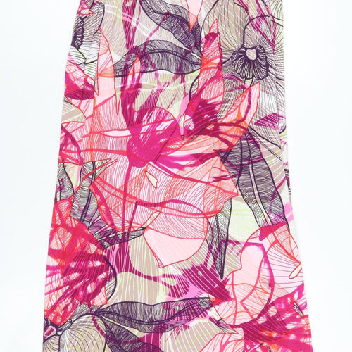 Per Una Women's Multicoloured Long Strappy Dress Size 16