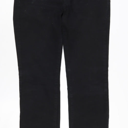 Next Women's Black Straight Jeans, Size 14, Tall