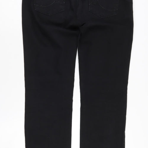 Next Women's Black Straight Jeans, Size 14, Tall