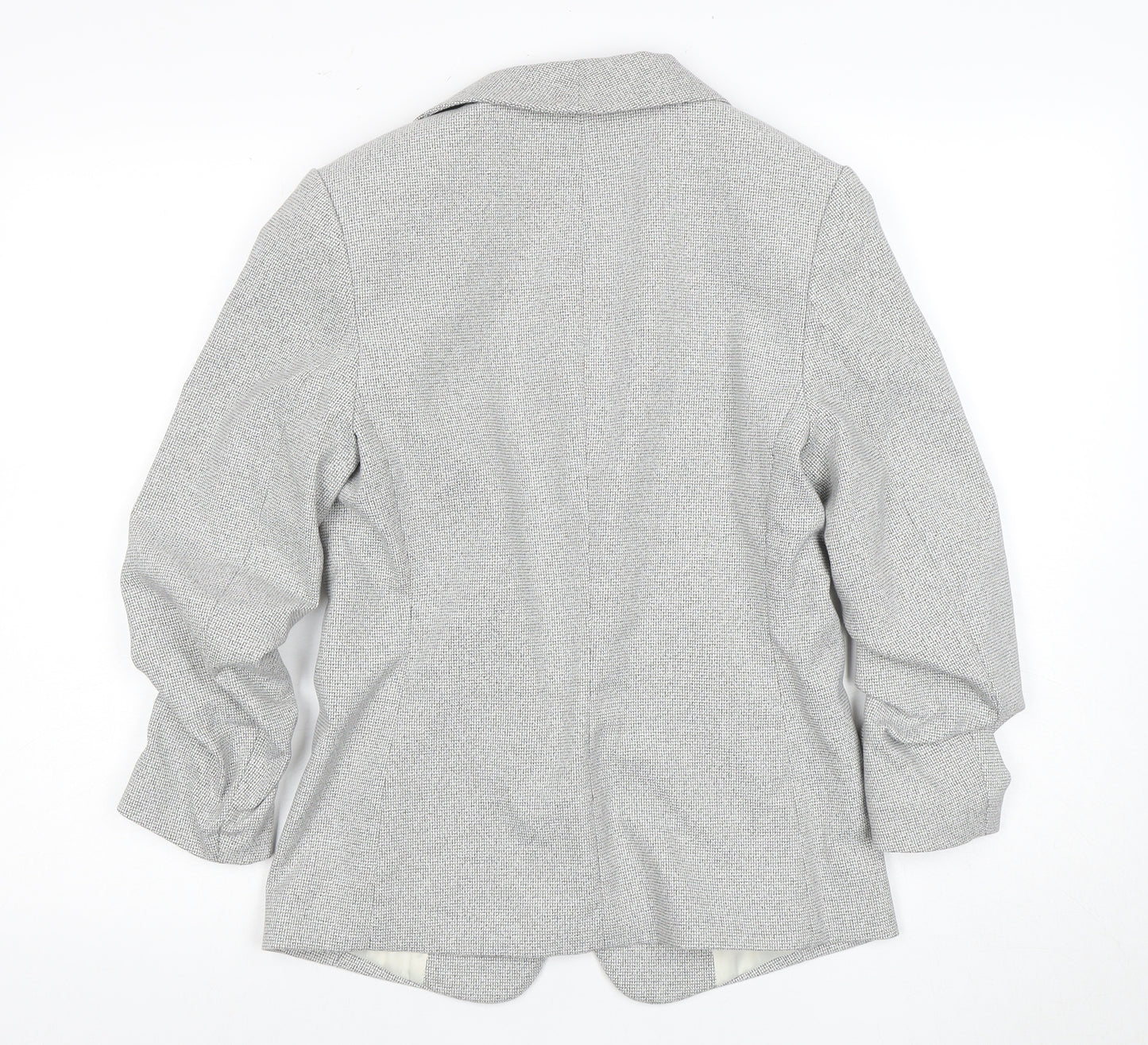 H&M Women's Grey Blazer, Size 10, Stylish Workwear