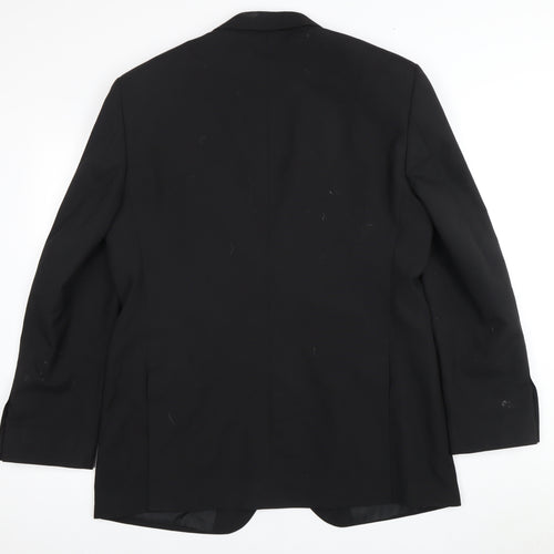 Marks and Spencer Men's Black Blazer, Size 42R Formal Jacket