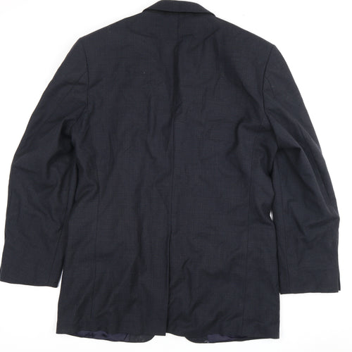 Marks and Spencer Men's Navy Blazer, Size 40R Wool