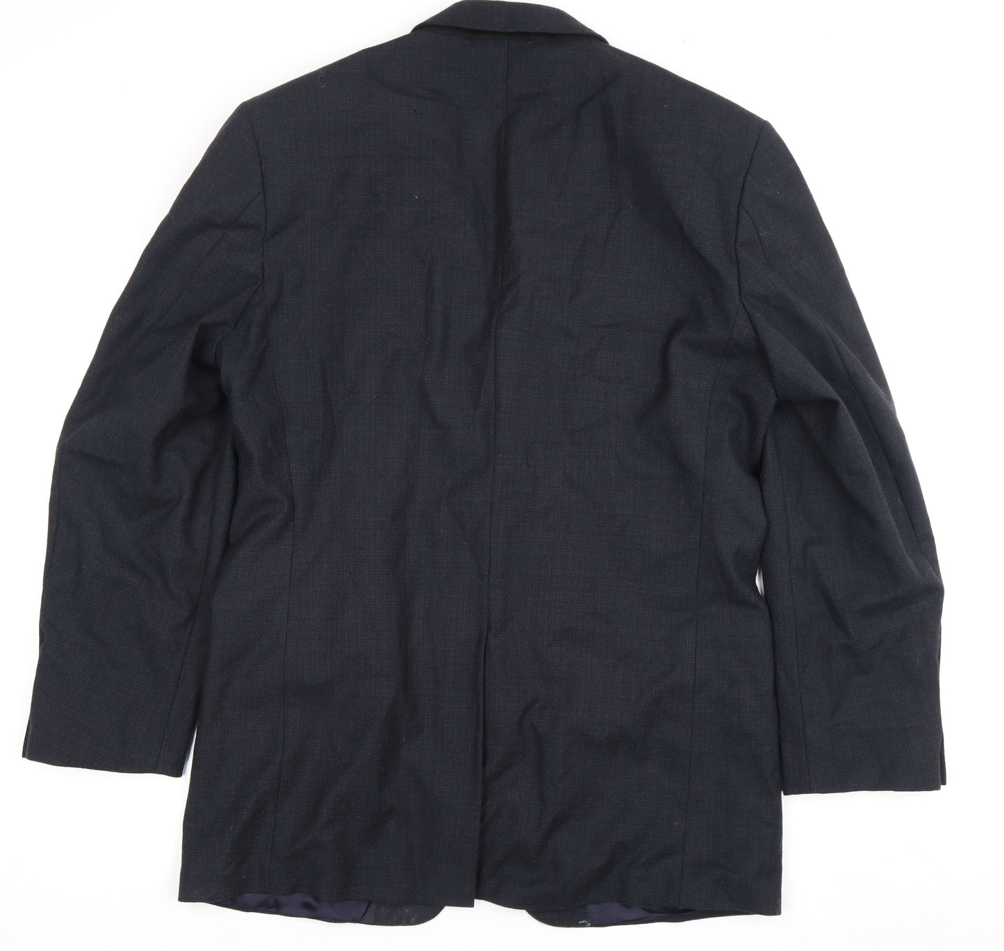 Marks and Spencer Men's Navy Blazer, Size 40R Wool