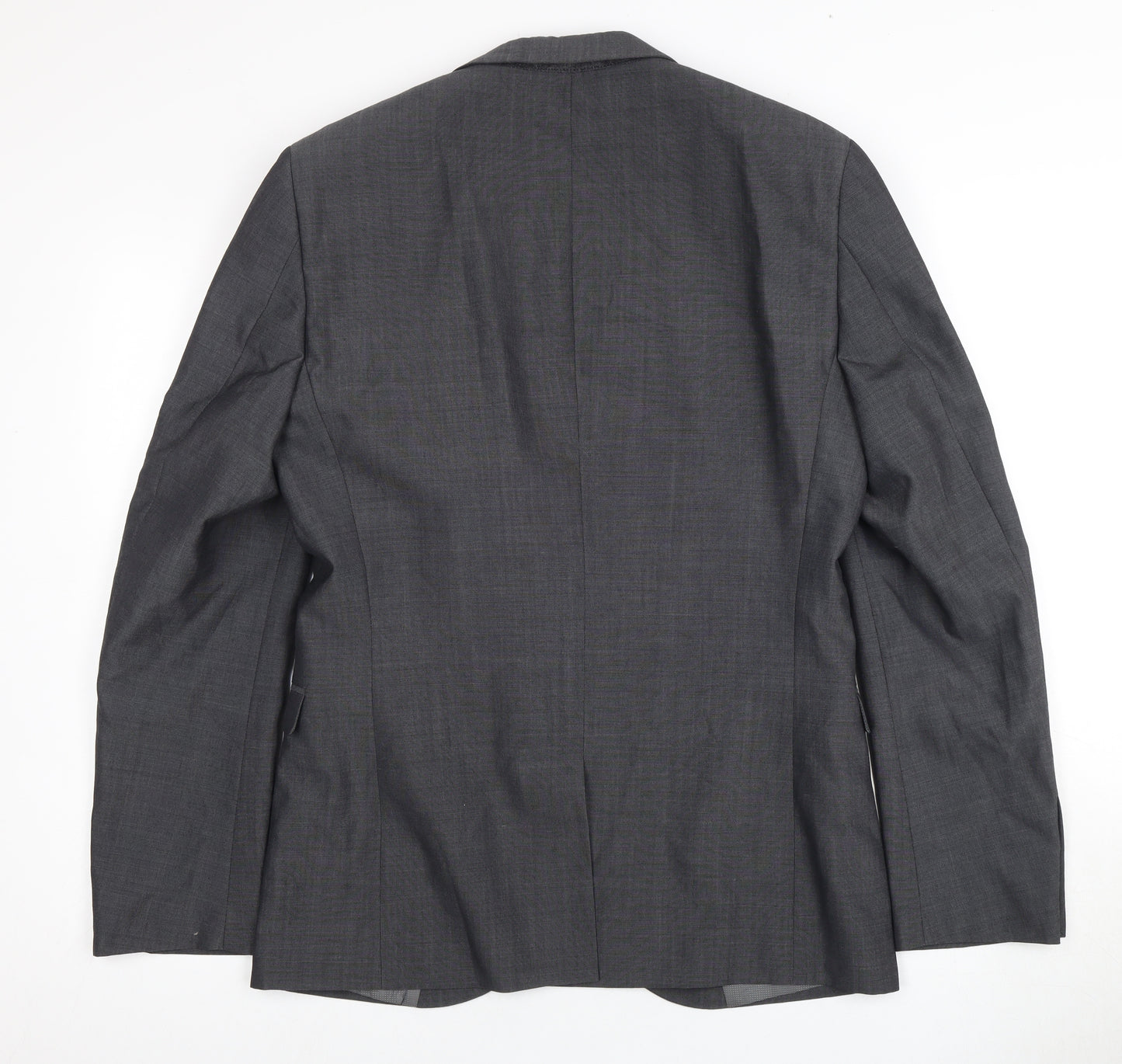 Next Men's Grey Wool Blazer 38 Regular Business