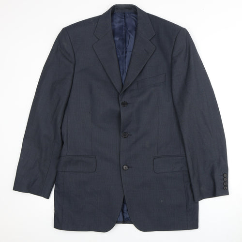 Magee Men's Blue Wool Suit Jacket 38 Regular