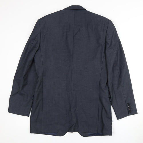 Magee Men's Blue Wool Suit Jacket 38 Regular