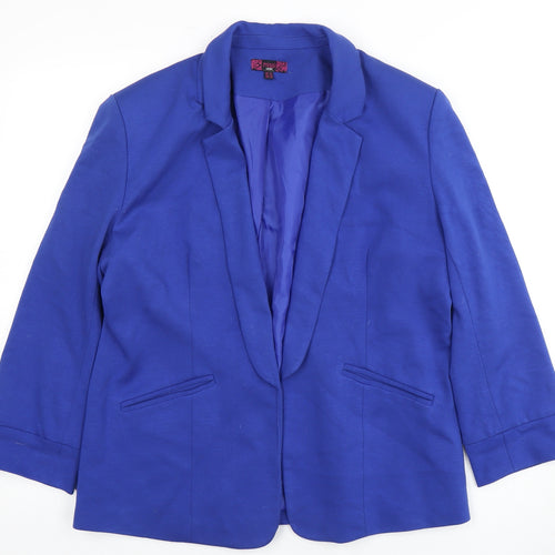 Missi London Women's Blue Blazer Size 14