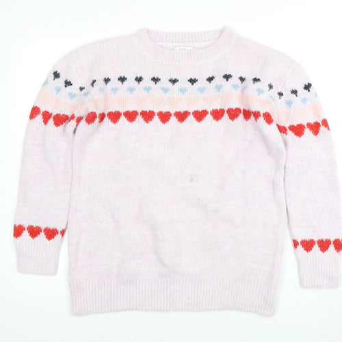 Coton Traders Women's Pink Pullover Jumper Size 12